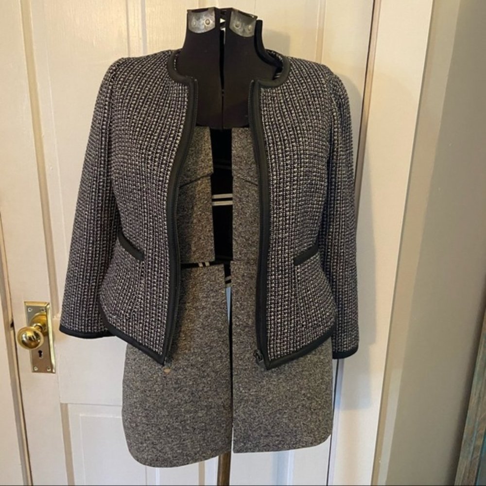 Banana republic tweed cropped jacket Sz 4P